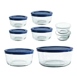 Anchor Hocking Classic Clear Food Container and Lid 8 pk