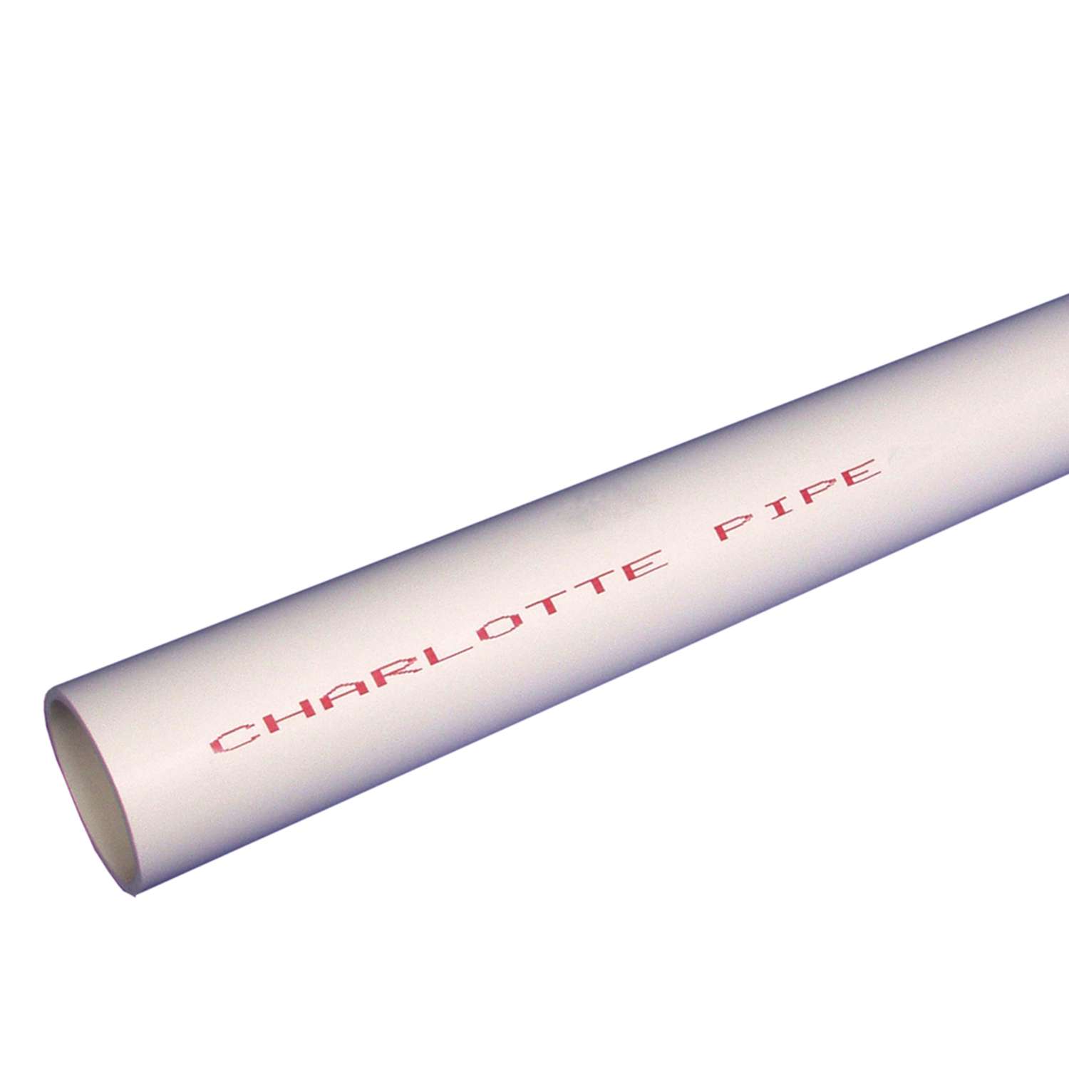 Charlotte Pipe Schedule 40 PVC Pipe 3/4 inch D X 5 foot L Plain End 480