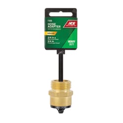 Ace 3/4 in. MHT x 3/4 in. FPT in. Brass Threaded Male/Female Hose Coupling