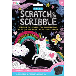 International Arrivals Ooly Funtastic Friends Scribble and Scratch Art Kit 1 pk