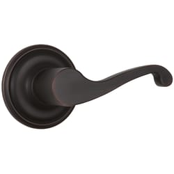 Brinks Push Pull Rotate Glenshaw Oil Rubbed Bronze Privacy Lock KW1 1.75 in.