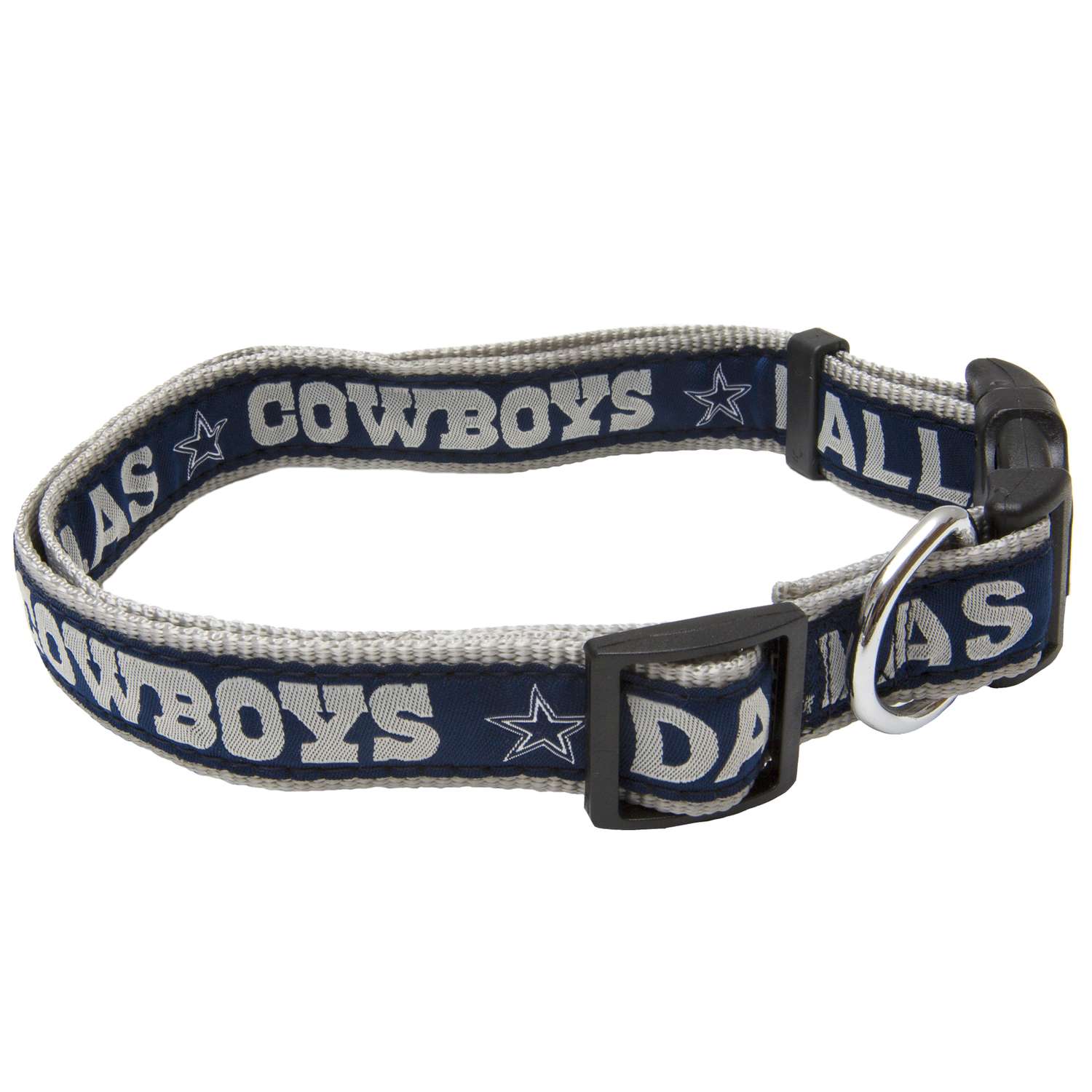 Dallas Cowboys Canvas Belt Black Buckle / 48