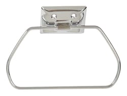 DECKO Chrome Silver Stirrup Towel Ring Steel