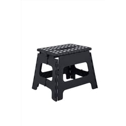 Superio Brand 11 in. H X 12 in. W X 12 in. D 300 lb. capacity 1 step Plastic Folding Step Stool