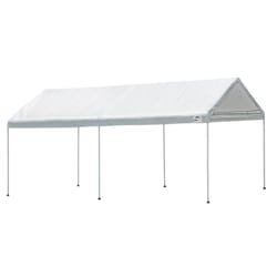 ShelterLogic Max AP Polyethylene Peak Gazebo Canopy 9.5 ft. H X 10 ft. W X 20 ft. L