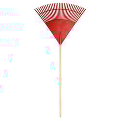 Corona 71.62 in. 30 Tine Poly Rake Wood Handle