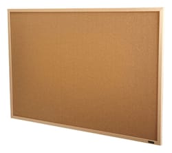 Quartet 22.5 in. H X 35 in. W Screw-Mounted Bulletin Board