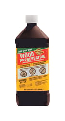 Copper Green Flat Brown Oil-Based Wood Preservative 1 qt