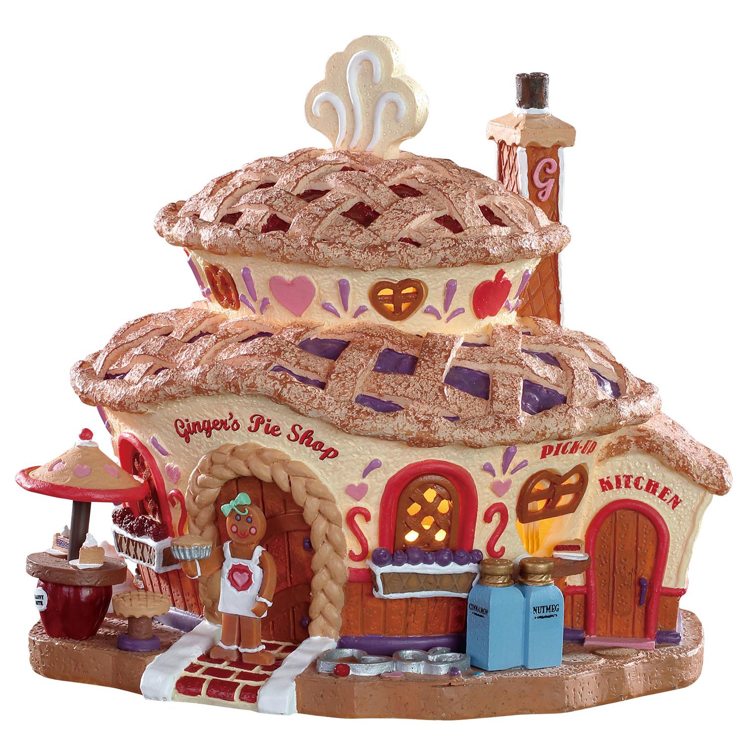 UPC 728162854377 product image for Lemax Ginger's Pie Shop Village Building Multicolored Porcelain 1 pk | upcitemdb.com