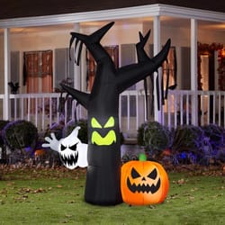 Gemmy Airblown 84 in. LED Prelit Ghostly Tree Scene Inflatable
