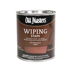 Old Masters Semi-Transparent Red Mahogany Oil-Based Wiping Stain 1 qt