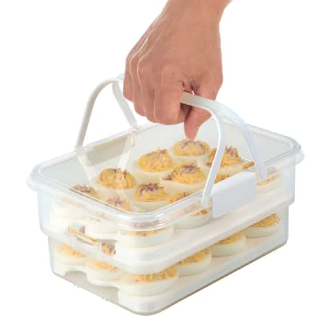 Progressive SnapLock 2 cups Clear Split Food Storage Container 1 pk - Ace  Hardware