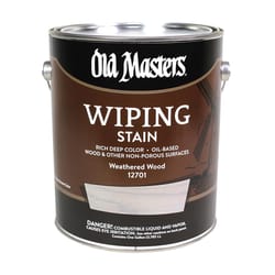 Old Masters Semi-Transparent Weathered Wood Oil-Based Wiping Stain 1 gal