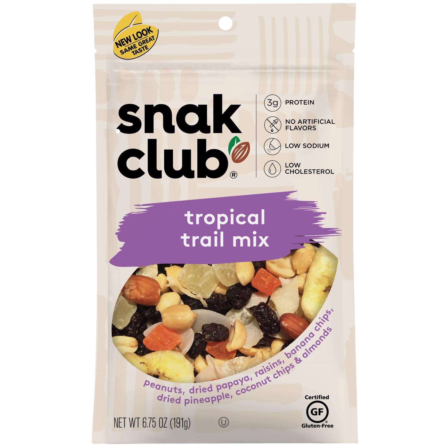 Snak Club Tropical Trail Mix 6.75 oz Bagged Ace Hardware