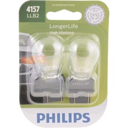 Philips LongerLife Incandescent Parking/Stop/Tail/Turn Miniature Automotive Bulb 4157LLB2