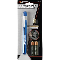 Performance Tool Blue LED Pen Light AAA Battery