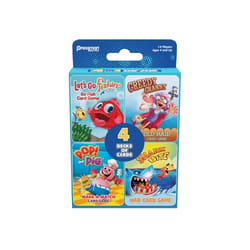 Pressman Classic 4-in-1 Card Games Set Multicolored