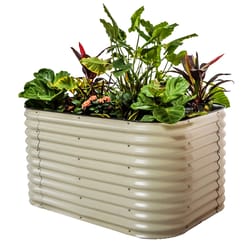 Vego Garden 17 in. H Metal 6 in 1 Garden Bed Pearl White