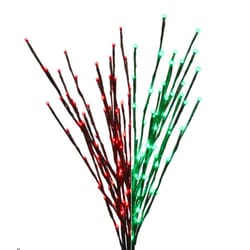 Celebrations LED Green/Red Light Burst Color Change 32 in. Pathway Decor