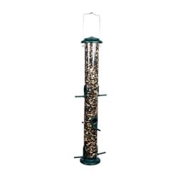 Audubon Wild Bird 2.5 lb Plastic Tube Bird Feeder 6 ports