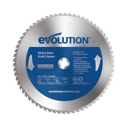 Evolution 14 in. D X 1 in. Tungsten Carbide Tipped Ferrous Metal Saw Blade 66 teeth 1 pk