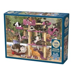 Cobble Hill Jungle Cats Jigsaw Puzzle Multicolored 500 pc