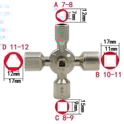 D-Unique Tools 10-in-1 Cross Wrench 1 pc