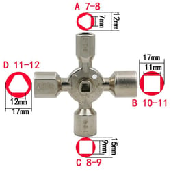 D-Unique Tools 10-in-1 Cross Wrench 1 pc