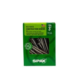 SPAX Multi-Material No. 10 in. X 3 in. L Unidrive Flat Head Serrated Construction Screws