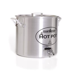 Camp Chef Silver Hot Water Pot 11.5 in. H X 13 in. W X 13 in. L 20 qt 1 pk