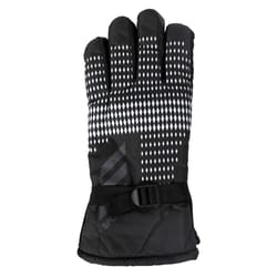 Heat Zone Deluxe One Size Fits All Black Cold Weather Gloves