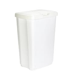Rubbermaid 1.5-Gallons White Plastic Touchless Kitchen Trash Can