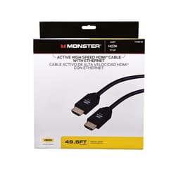 Monster Just Hook It Up 49.5 ft. L High Speed Cable with Ethernet HDMI