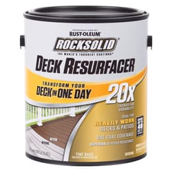 Rust-Oleum RockSolid Semi-Transparent Tintable Tint Base Water-Based Deck Resurfacer 1 gal