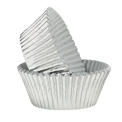 Harold Import 2-1/2 in. L Muffin Cups Silver 32 pk