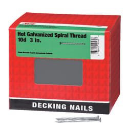 Ace 10D 3 in. Deck Hot-Dipped Galvanized Steel Nail Flat Head 5 lb