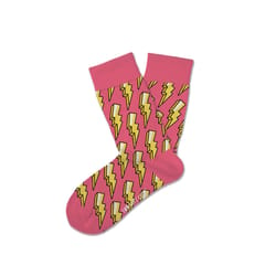 Two Left Feet Kid's It's Electric S/M Socks Pink