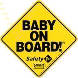 Safety 1st Yellow Plastic Baby On Board Magnet 1 pk