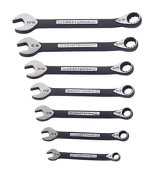 Craftsman SAE Combination Wrench Set 11/16 in. L 7 pc