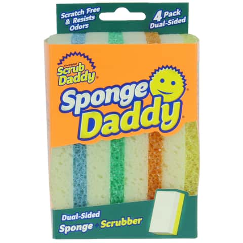 NEW 1Pc Dish Sponge For Heavy Duty Scrub Sponges ual-Sided Sponge Kitchen