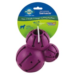 PetSafe Busy Buddy Purple Rubber Barnacle Treat Holding Toy Large 1 pc