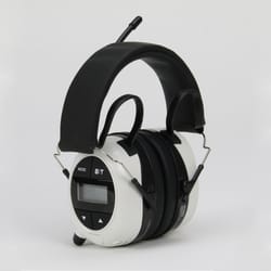 Safety Works 23 dB Digital Bluetooth Ear Muffs White 1 pair