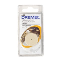 Dremel 1 in. X 1 in. L Felt Cloth Polishing Wheel 1 pk