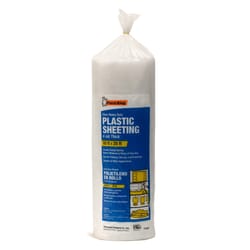 Frost King Plastic Sheeting 4 mil X 10 W X 25 ft. L Plastic Clear