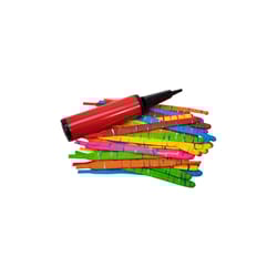 Schylling Rocket Balloon with Pump Multicolored 30 pc