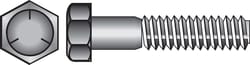 HILLMAN 3/8 in. D X 1 in. L Heat Treated Zinc Steel Hex Head Cap Screw 100 pk