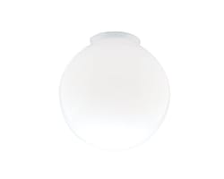 Westinghouse Round White Glass Lamp Shade 1 pk