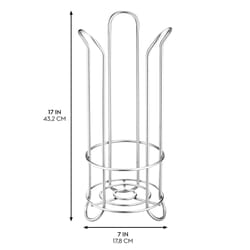 iDesign Classico Silver Toilet Paper Holder