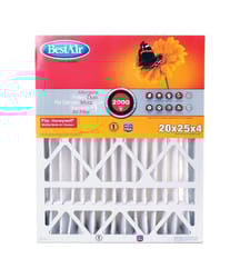 BestAir 20 in. W X 25 in. H X 4 in. D 11 MERV Pleated Air Filter 1 pk