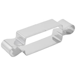 R&M International Corp Rolling Pin 1 in. W X 5 in. L Cookie Cutter Silver 1 pc